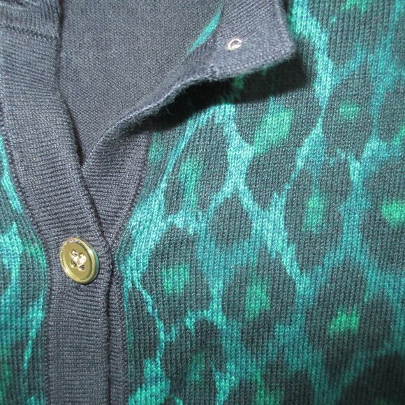 Ann Taylor animal print cardigan - Picture 2 of 7